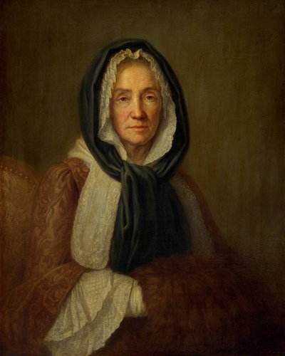 Vieille Femme avec un Manchon - French School