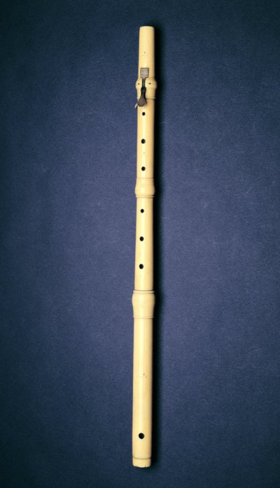 Flûte à une clé, fabriquée par Naust, Paris, vers 1725 - French School