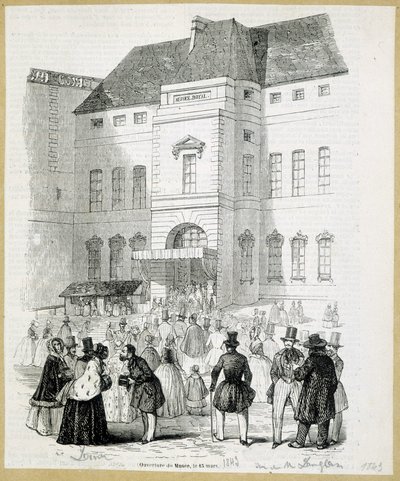 Ouverture du Musée Royal (Musée du Louvre), 15 mars - French School