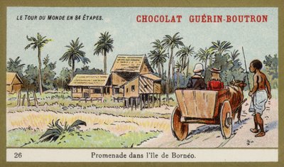 Balade en charrette à bœufs sur l