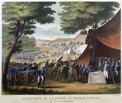 Pacification de la Vendée, le Premier Floréal, An 3 de la République - French School