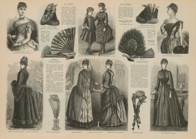 Page de La Mode Illustrée - French School