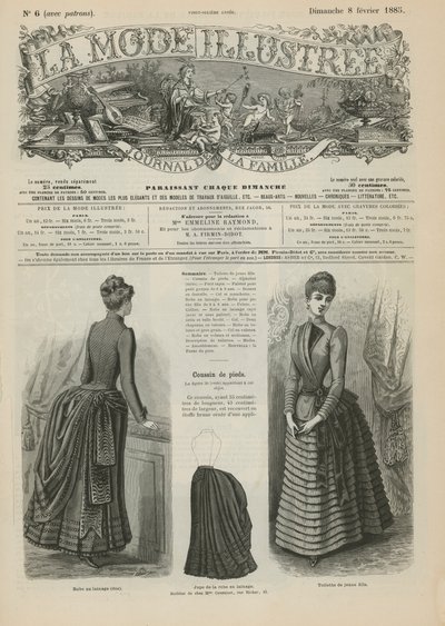 Page de La Mode Illustrée - French School