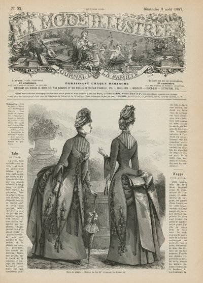 Page de La Mode Illustrée - French School