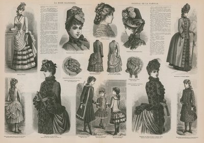 Page de La Mode Illustrée - French School