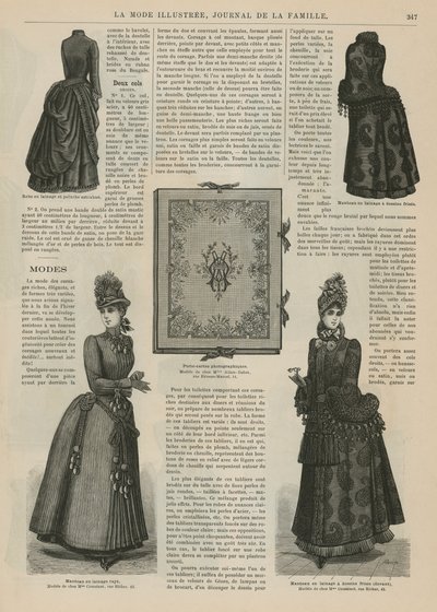 Page de La Mode Illustrée - French School