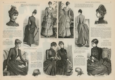 Page de La Mode Illustrée - French School