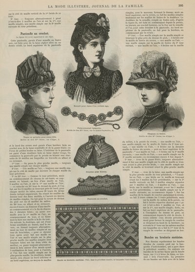 Page de La Mode Illustrée - French School
