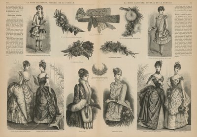 Page de La Mode Illustrée - French School