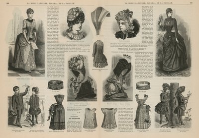 Page de La Mode Illustrée - French School