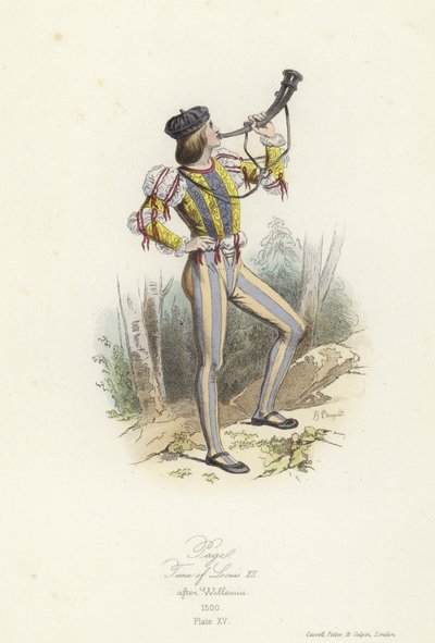Page, règne de Louis XII de France - French School