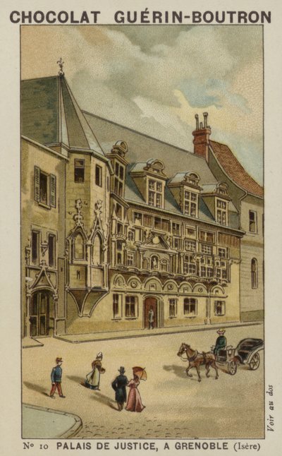 Palais de Justice, à Grenoble, Isère - French School