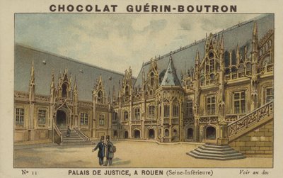 Palais de Justice, à Rouen, Seine-Inférieure - French School