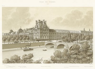 Palais des Tuileries, 1869 - French School