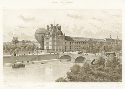 Palais des Tuileries, 1879 - French School