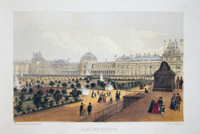 Palais des Tuileries, Paris - French School