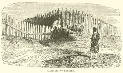 Palissades à Dresde - French School