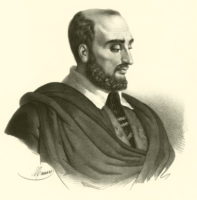 Portrait de Paolo Caliari, connu sous le nom de Paolo Véronèse (gravure) - French School