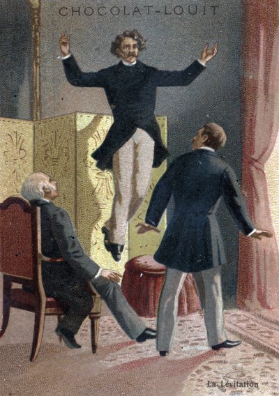 Phénomène paranormal: la lévitation du médium et voyant écossais Daniel Dunglas Home (1833-1886) s