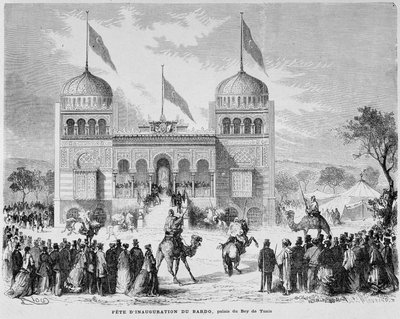 Parc du Montsouris : le Palais du Bey à Tunis à l