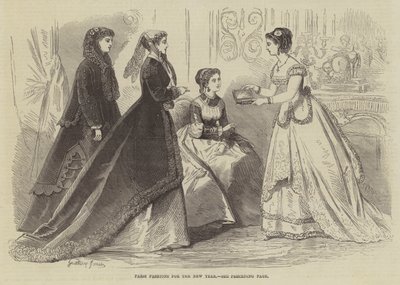 Modes parisiennes pour le Nouvel An - French School