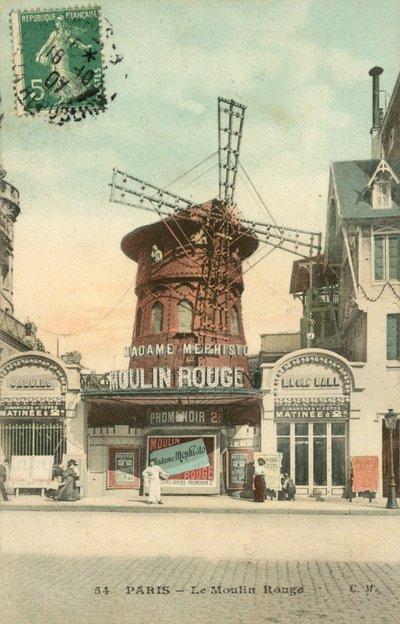 Paris, Le Moulin Rouge - French School