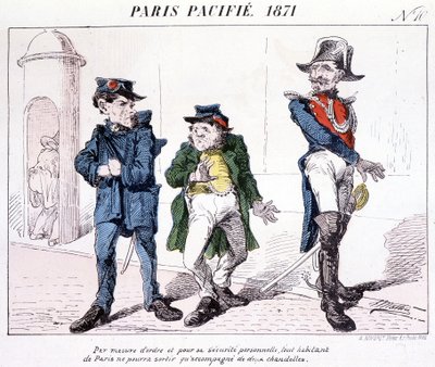 Paris pacifié 1871 - Comme mesure d