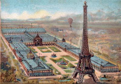 Paris. Exposition universelle de 1889 : tour Eiffel - French School