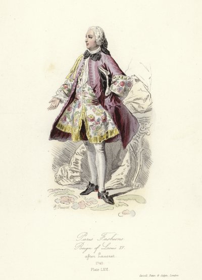 Modes parisiennes, règne de Louis XV - French School