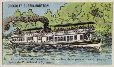 Bateau-hirondelle parisien - French School