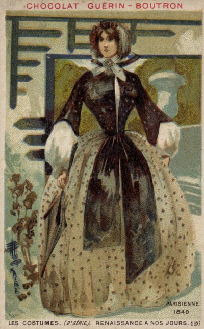 Mode parisienne, 1848 - French School