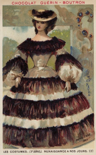 Mode parisienne, 1863 - French School