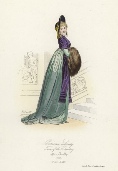 Dame parisienne, époque du Directoire - French School