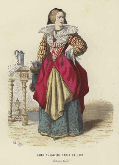 Noble parisienne, 1633 - French School