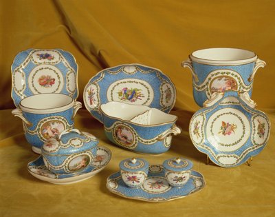 Partie du service de Melbourne de Sèvres, 1770-71 - French School