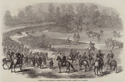 Passage du Chiese par les troupes françaises - French School