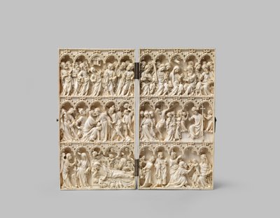 Diptyque de la Passion, XIVe siècle - French School