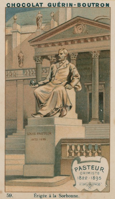 Pasteur, Chimiste, 1822-1895, Érigée à la Sorbonne - French School