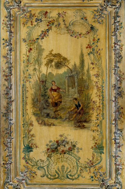 Scène pastorale, panneau de l