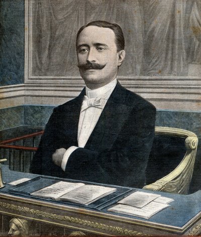 Paul Deschanel (1855-1922), nouveau président de la Chambre des députés - Une du journal "Le Petit Journal" du 26 juin - French School