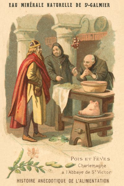 Pois et haricots : Charlemagne à l