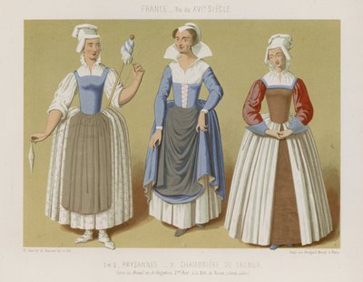 Paysans et les chambrières de Saumur - French School
