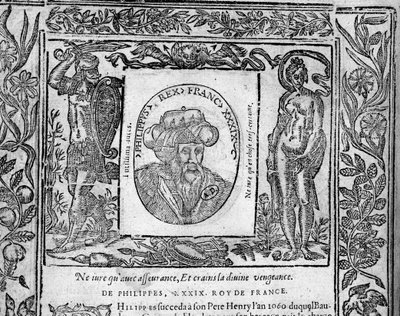 Philippe Ier - dans « Portraits des rois de France » - French School