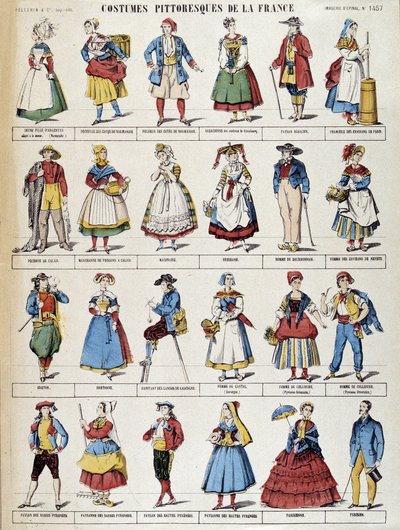 Costumes pittoresques de France - image d
