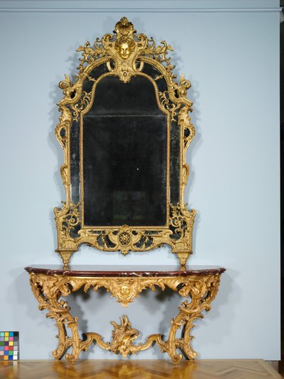Miroir de cheminée - French School