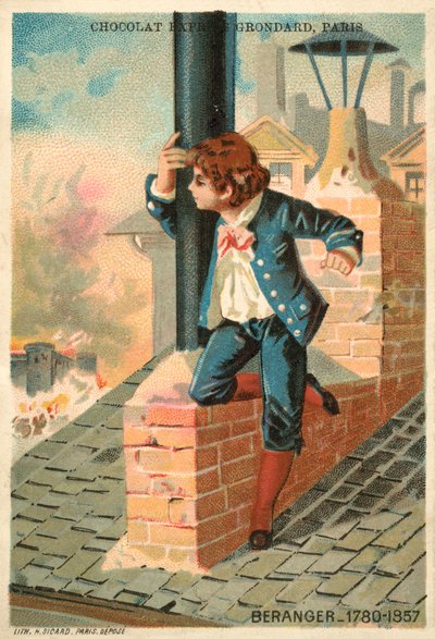 Pierre-Jean de Béranger, poète et chansonnier français - French School