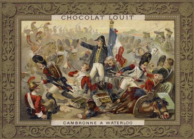 Pierre Cambronne, général français, à la bataille de Waterloo, 1815 - French School