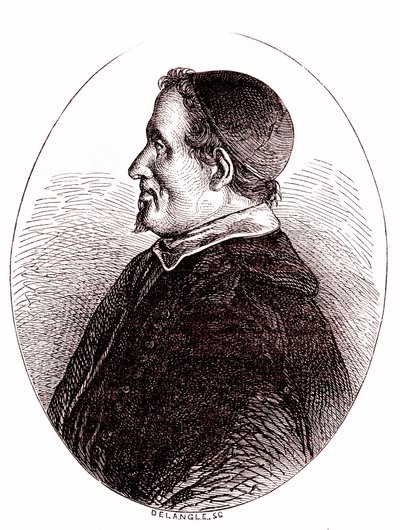 Pierre Gassendi, mathématicien, astronome, philosophe et théologien français. 1865 (gravure) - French School