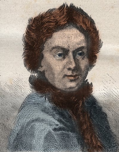 Pierre Louis Moreau de Maupertuis, astronome (1698 - 1759) - illustration tirée de « Les Grands Marins du XVIIIe siècle » - French School