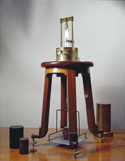 Appareil à quartz piézoélectrique, conçu par Pierre et Jacques Curie, 1897 - French School